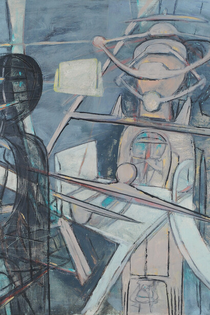 Science in Surrealism, Matta Black, Mirror (detail)