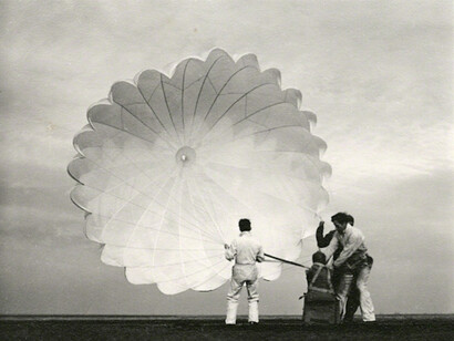 Margaret Bourke-White: Twenty Parachutes. Courtesy of Wirtz Art