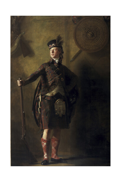 Sir Henry Raeburn, Colonel Alastair Ranaldson Macdonell of Glengarry, 1812, 95 1/4 x 59 ½ inches, NG 420 © Trustees of the National Galleries of Scotland