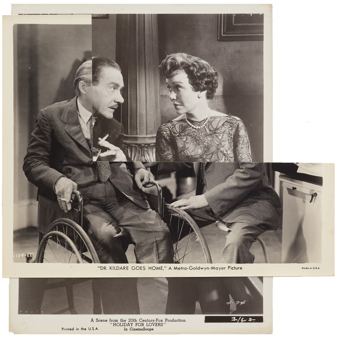 John Stezaker, Ventriloquist IX, 2014, Image courtesy the artist and The Approach, London