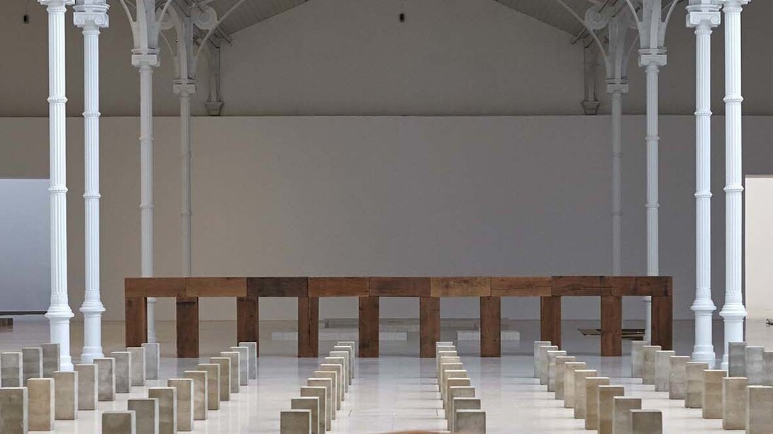 Exhibition view. Carl Andre. Sculpture as Place, 1958-2010, 2015