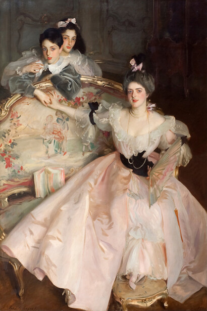 John Singer Sargent’s Mrs. Carl Meyer and Her Children, Exhibition view. Courtesy of Jewish Museum