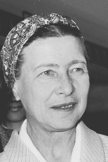 Moshe Milner, Simone de Beauvoir, 1967, Government Press Office, Israel
