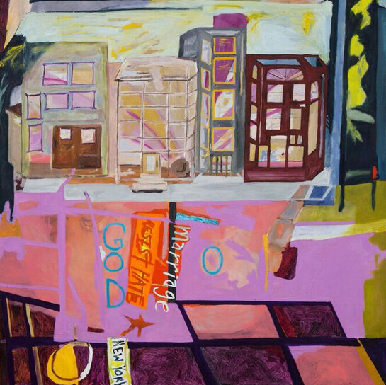 Marisa Takal, Jewish Desire, 2017, oil on canvas, 55 x 50 in (139.7 x 127 cm). 