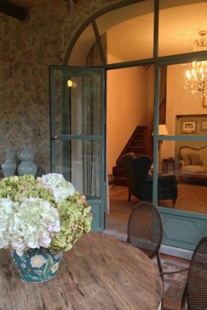 A villa´s courtyard