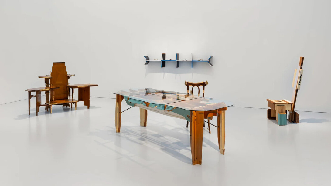 Rio Kobayashi, Crooked pencils, exhibition view. Courtesy of Kate MacGarry Gallery