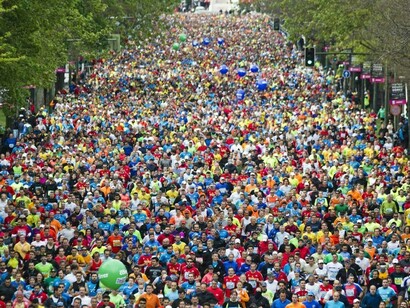 Maratón de Madrid. Multitudinaria participación