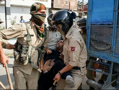Indian police assaulted mourners during a Muharram ceremony in Kashmir in September 2017, intensifying tensions in the region