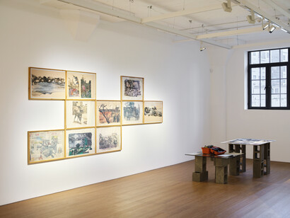 Various artists, Where does the water go, exhibition view. Courtesy of Arario Gallery 