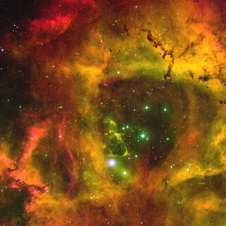 The Rosetta Nebula, T. A. Rector, B. Wolpa, M. Hanna (AURA/NOAO/NSF)