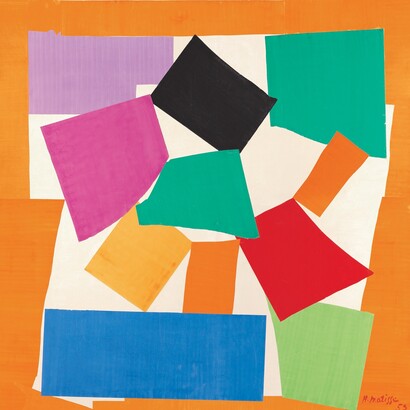 Henri Matisse, 1869-1954, The Snail, 1953, Gouache on paper, cut and pasted on paper mounted on canvas, 2864 x 2870 mm © Succession Henri Matisse/DACS 2015