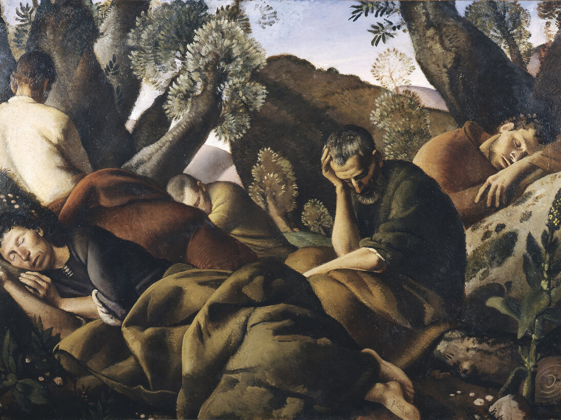 Felice Carena (Cumiana 1879-Venezia 1966) Gli Apostoli, 1926 olio su tela. Firenze, Galleria d'arte moderna di Palazzo Pitti