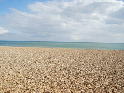 Hastings beach, England 