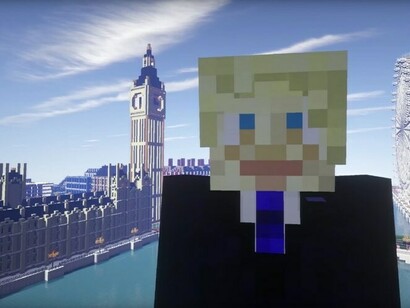 Imagen del vídeo promocional de London Games Festival protagonizado por el alcalde de Londres, Boris Johnson
