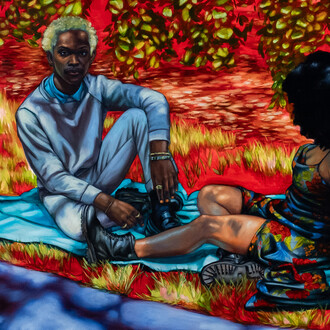 Tabitha Whitley, Pathside, 2024. Courtesy of the Untitled Space