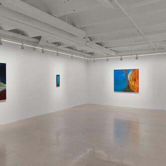 Haley Josephs, Love of waters, exhibition view. Courtesy of Almine Rech Gallery