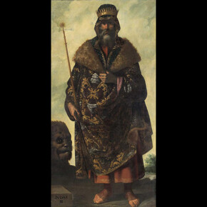 Francisco de Zurbarán (Spanish, 1598–1664), Judah, ca. 1640–45, Oil on canvas, 79 ¼ x 40 ¾ inches (201.3 x 103.5 cm) ©Auckland Castle Trust/Zurbarán Trust. Photo credit: Robert LaPrelle