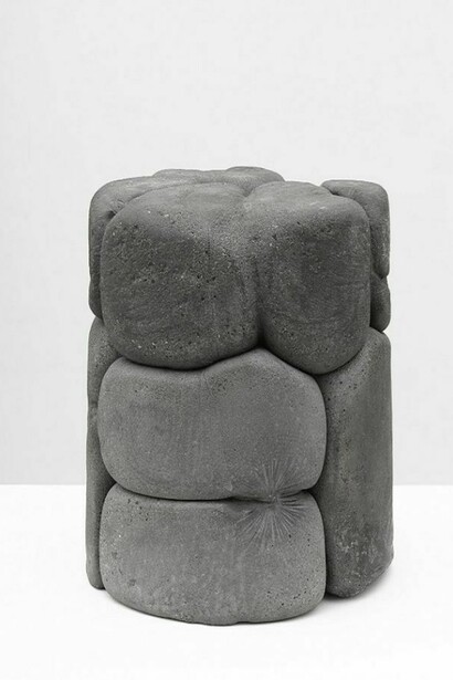 Damián Ortega, Mythic language organ. Object / organ, 2013, 5 individual pieces, concrete and pigment, 31 x 27 x 27 cm, © Damián Ortega, Photo: Ben Westoby