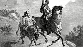 'Don Quijote y Sancho Panza', ilustración de Gustave Doré