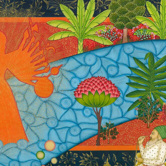 Alexander Gorlizki, All seeing always (detail), 2025. Courtesy of Anant Art Gallery