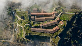 Il forte di Gavi visto dall'alto