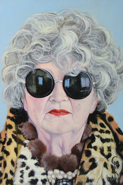 Carmen Panciroli, Marisa, 2016, olio su tela di lino, cm. 30x24. Courtesy of Galleria 8,75 Artecontemporanea