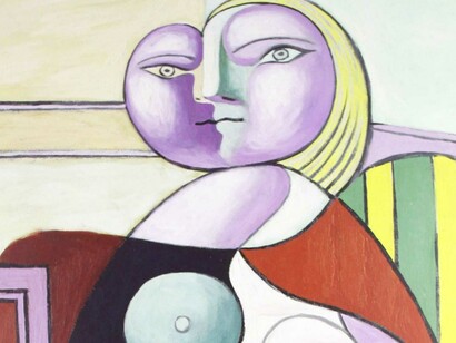 Pablo Picasso, La lettura, particolare