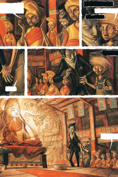 Illustrazione tratta da "Le Coeur de l'Ombre"