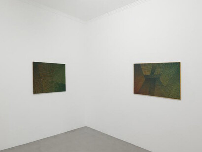 Mario Nigro, Spazio totale [Total space], exhibition view. Courtesy of A arte Invernizzi Gallery
