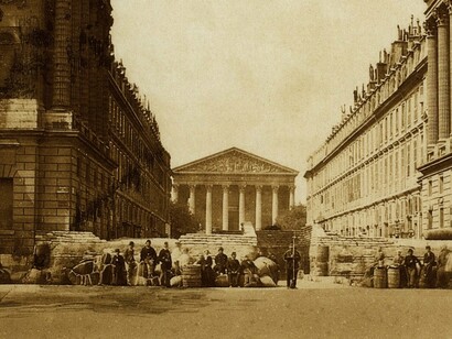 Barricadas en París durante la Comuna (1871)