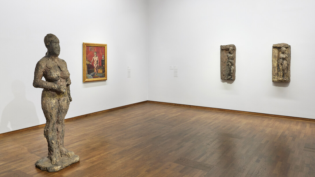 Herbert Boeckl and Hans Josephsohn, Figural archetypes, exhibition view. Courtesy of Leopold Museum