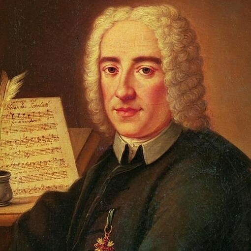Anonimo, Ritratto di Alessandro Scarlatti (1660-1725), compositore italiano. Museo internazionale e biblioteca della musica, Bologna, Italia