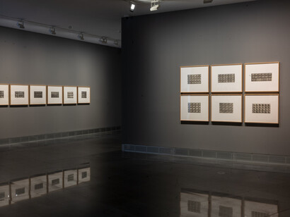 Eadweard Muybridge, vista de  exhibición. Cortesía del Museo Universidad de Navarra