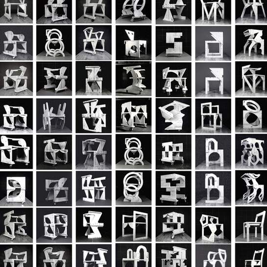 C. Leonardi, Solidi, 1983-2003. Courtesy Archivio Architetto Cesare Leonardi