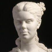 Edmonia Lewis, Portrait of a woman (detail), 1873. Courtesy of Georgia Museum of Art