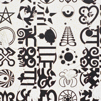 Owusu-Ankomah, Microcron begins no.16, 2013. Courtesy of October Gallery. Photo by Joachim Fliegner