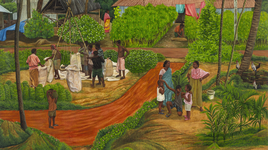 Santanu Debnath, Palli. Courtesy of Vadehra Art Gallery