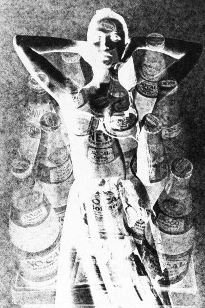 Robert Heinecken, untitled from Are you rea (detail), 1967. Courtesy of Hammer Museum