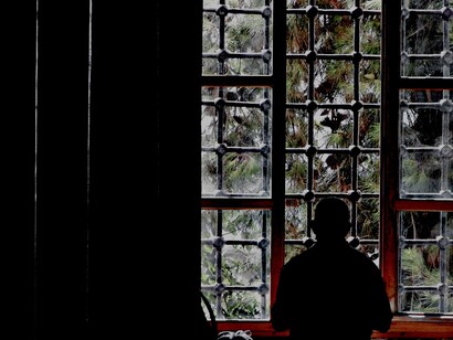 En el interior de una mezquita