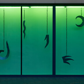 Tarek Lakhrissi, Perfume of Traitors, 2021. Installation view. Courtesy of Vitrine, London. Photo by Jonathan Bassett