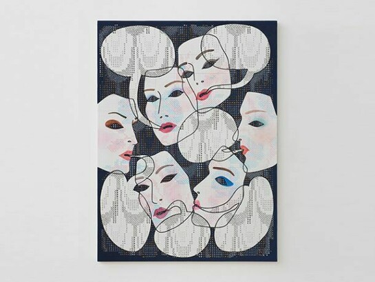 Caitlin Keogh, "Casino Scene From The Ravishing of Lol Stein by Marguerite Duras," 2014, acrylic and graphite on panel, 32 x 24 in., 81.3 x 61 cm.
