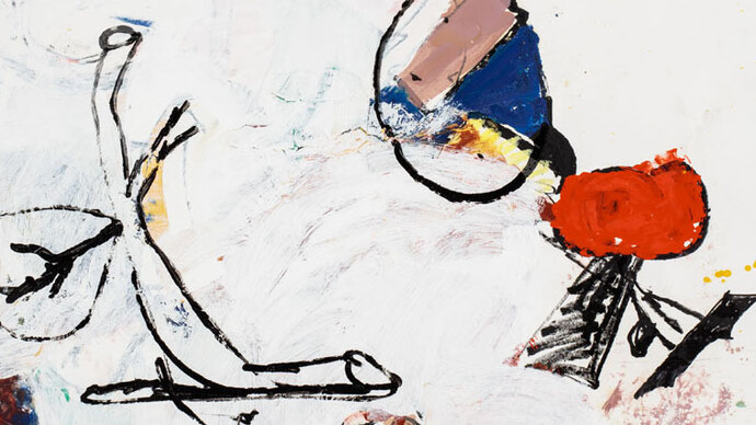 Eddie Martinez. Courtesy of The Drawing Center 