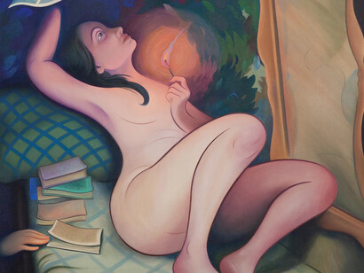 Koak, The reader (detail), 2026. Courtesy of Union Pacific