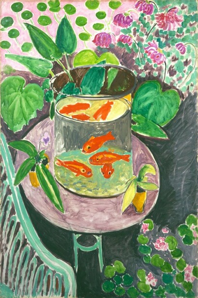 "I pesci rossi", Henri Matisse, olio su tela, 1912