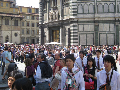 Turisti a Firenze