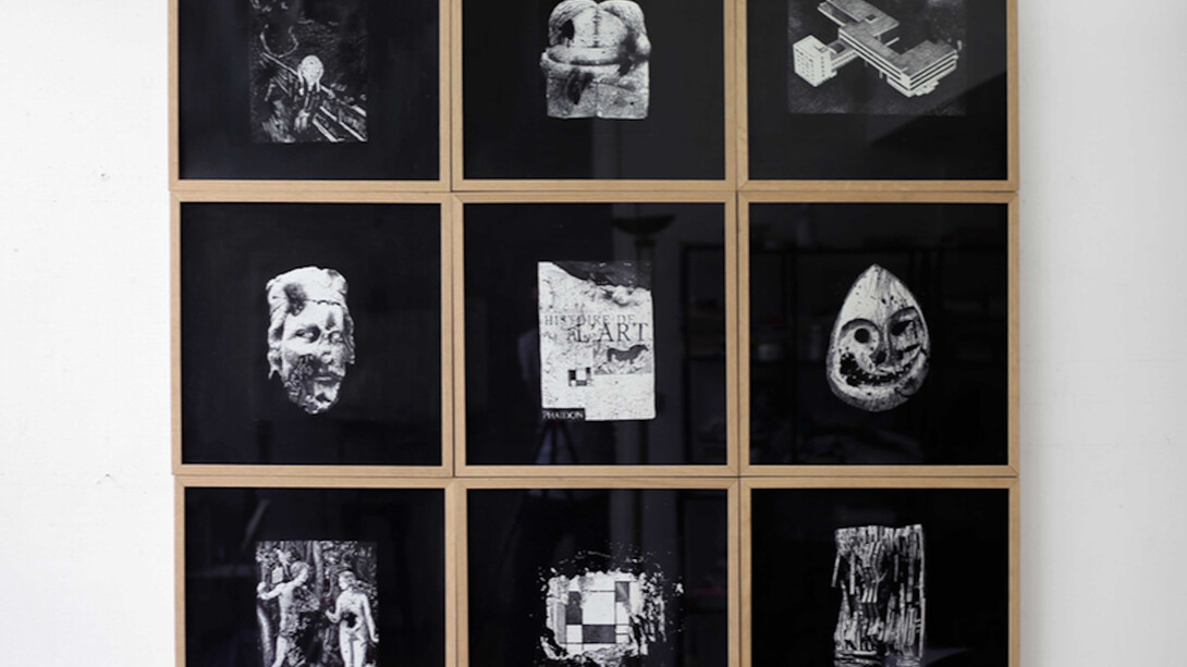 History of Art’s series - 9 drawings, ink on paper - Courtesy the artist and Laure Roynette Gallery