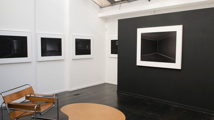 View of the exhibition "ainsi" by Jean-Claude Pondevie, melanie Rio gallery, Paris, 2015