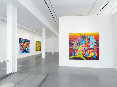 Szabolcs Bozó, Tüke, exhibition view. Courtesy of Almine Rech Gallery