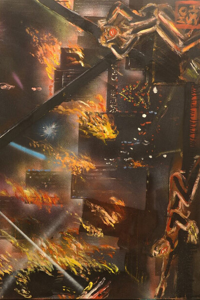 Wars, artwork in exhibition. Courtesy of the National Gallery