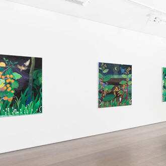 Myles Young, Magic and fertility, exhibition view. Courtesy of Olsen Gallery